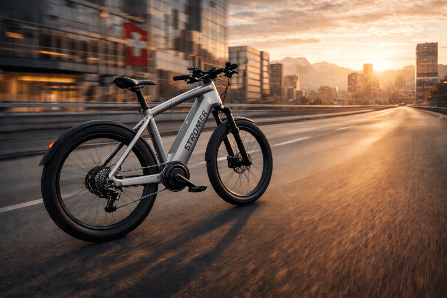 Stromer ST5 and ST3 electric bikes featuring long-range batteries and smart connectivity